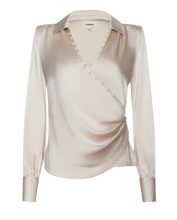 Load image into Gallery viewer, L'Agence- Bernice Wrap Blouse