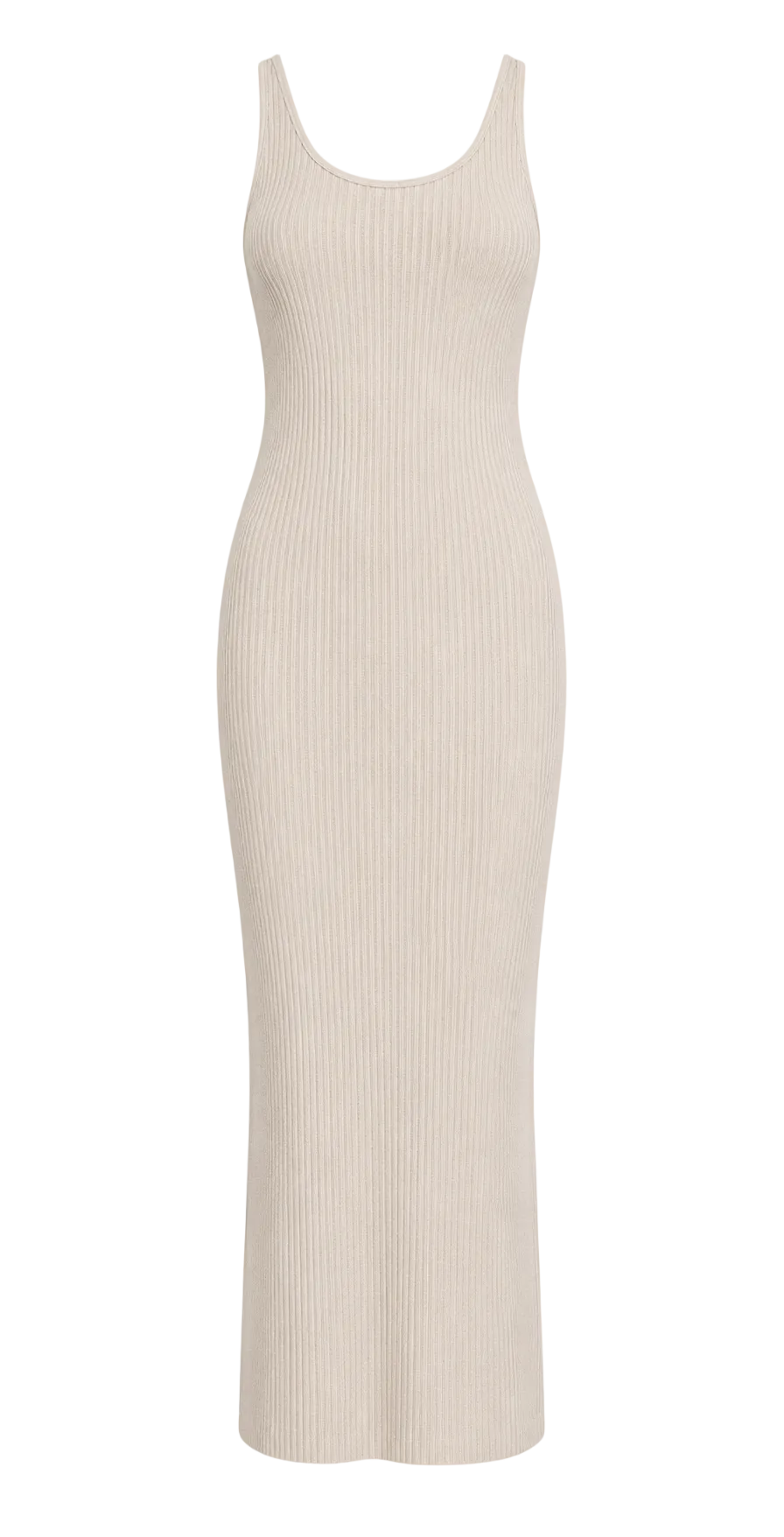 enza costa rib tank dress Enza Costa Stretch Silk Knit Maxi Tank Dress