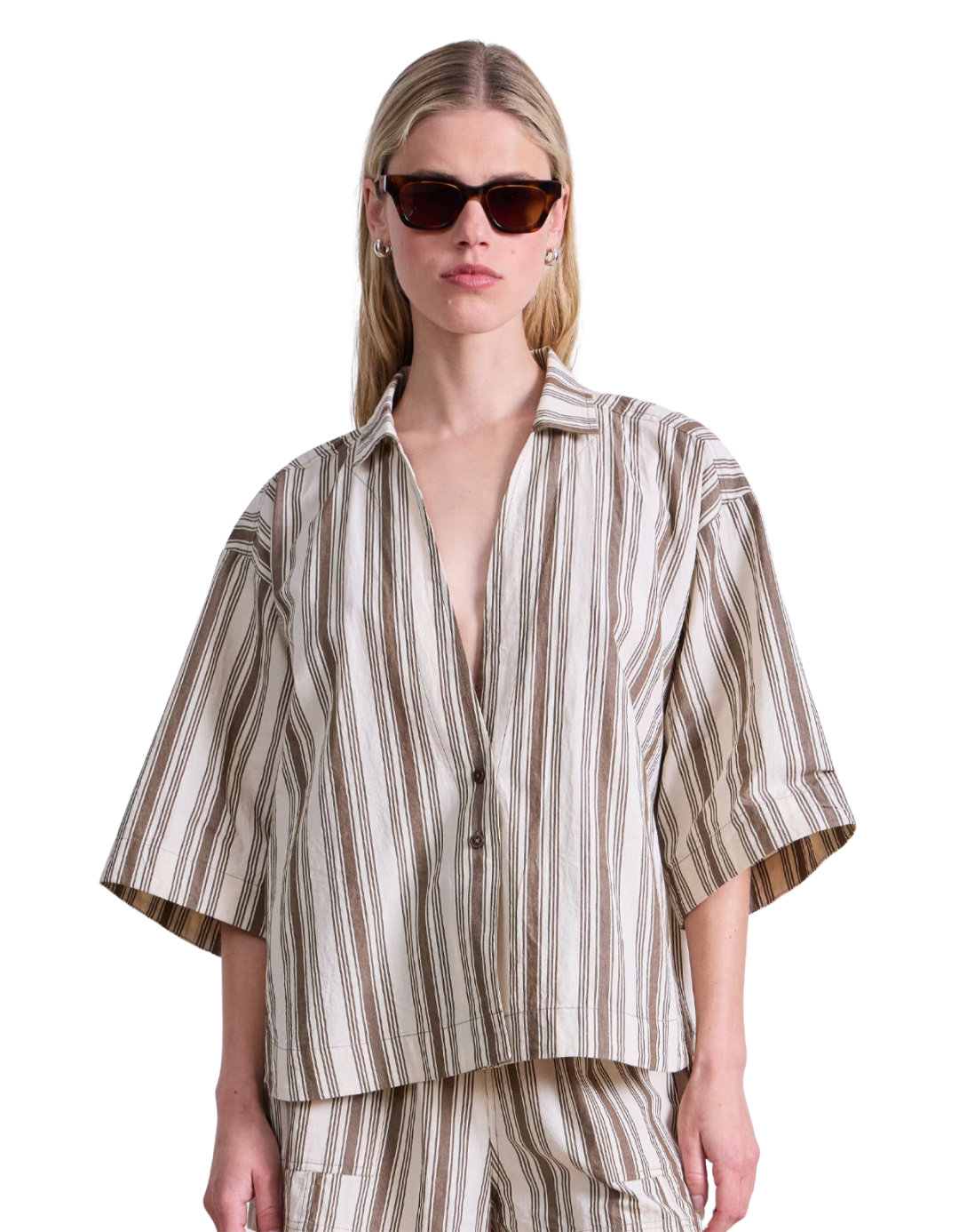 Apiece Apart- Terrasini Button Up