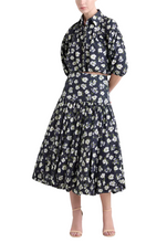 Load image into Gallery viewer, Cinq á Sept- Mini Tossed Poppies Ellah Skirt