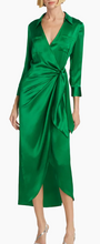 Load image into Gallery viewer, L&#39;Agence- Kadi Long Wrap Dress
