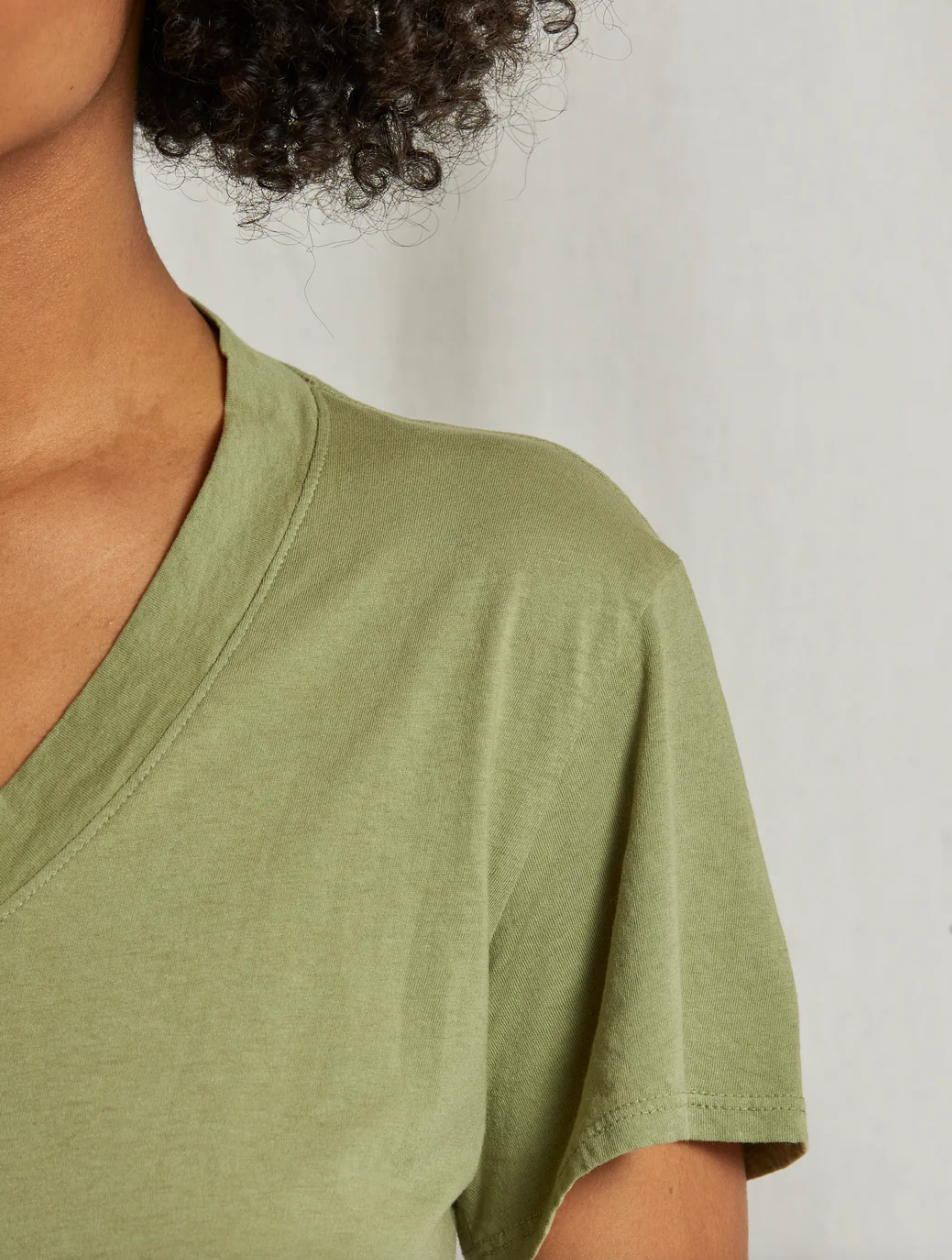 PWT SS Boxy V Neck Tee