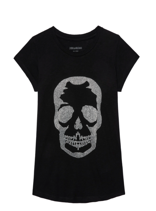 Zadig & Voltaire - Skinny Skull Strass