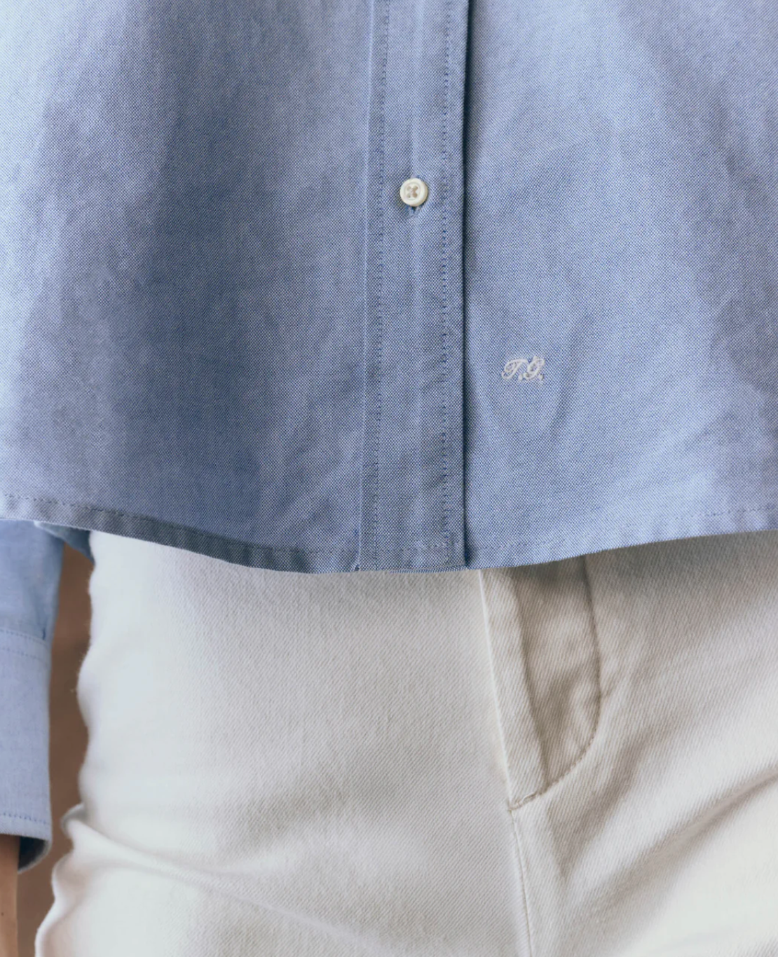 The Great- The Cropped Oxford Shirt