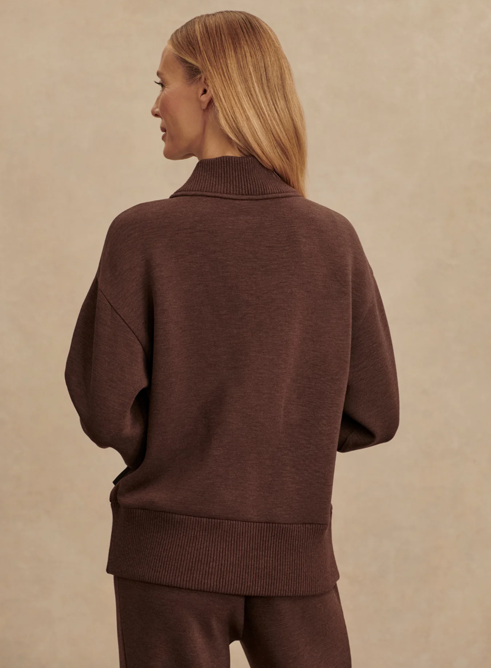 Varley- Sally Half Zip Sweat