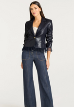 Load image into Gallery viewer, Cinq á Sept- Vegan Leather Le Petit Roxie Blazer