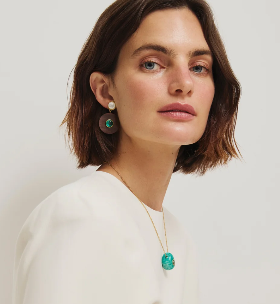 LF- Taj Disc Earrings