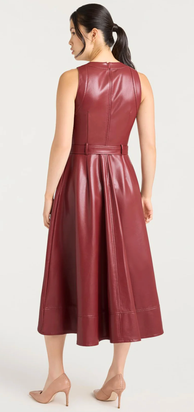 Cinq á Sept- Vegan Leather Zelda Dress