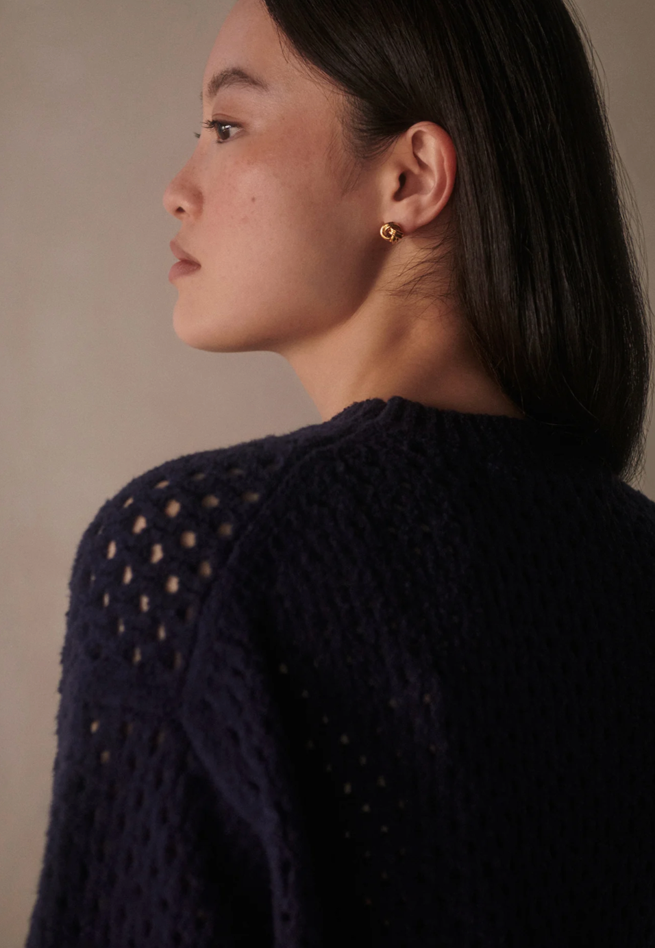 Varley- Grady Boucle Knit Sweater
