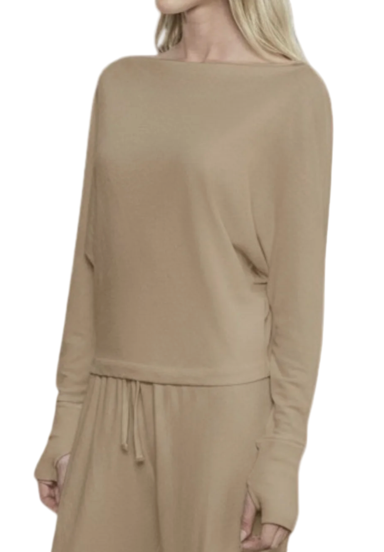 Enza Costa- Cashmere Jersey Dolman Top