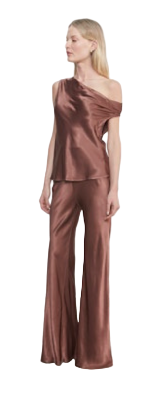 Enza Costa- Bias Cut Satin Pant