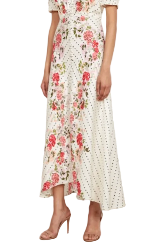 Saloni- Lea Long Dress