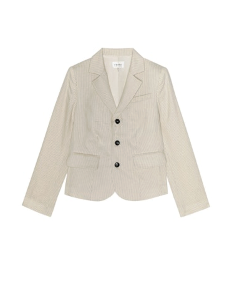 Frame- The Striped Smart Blazer