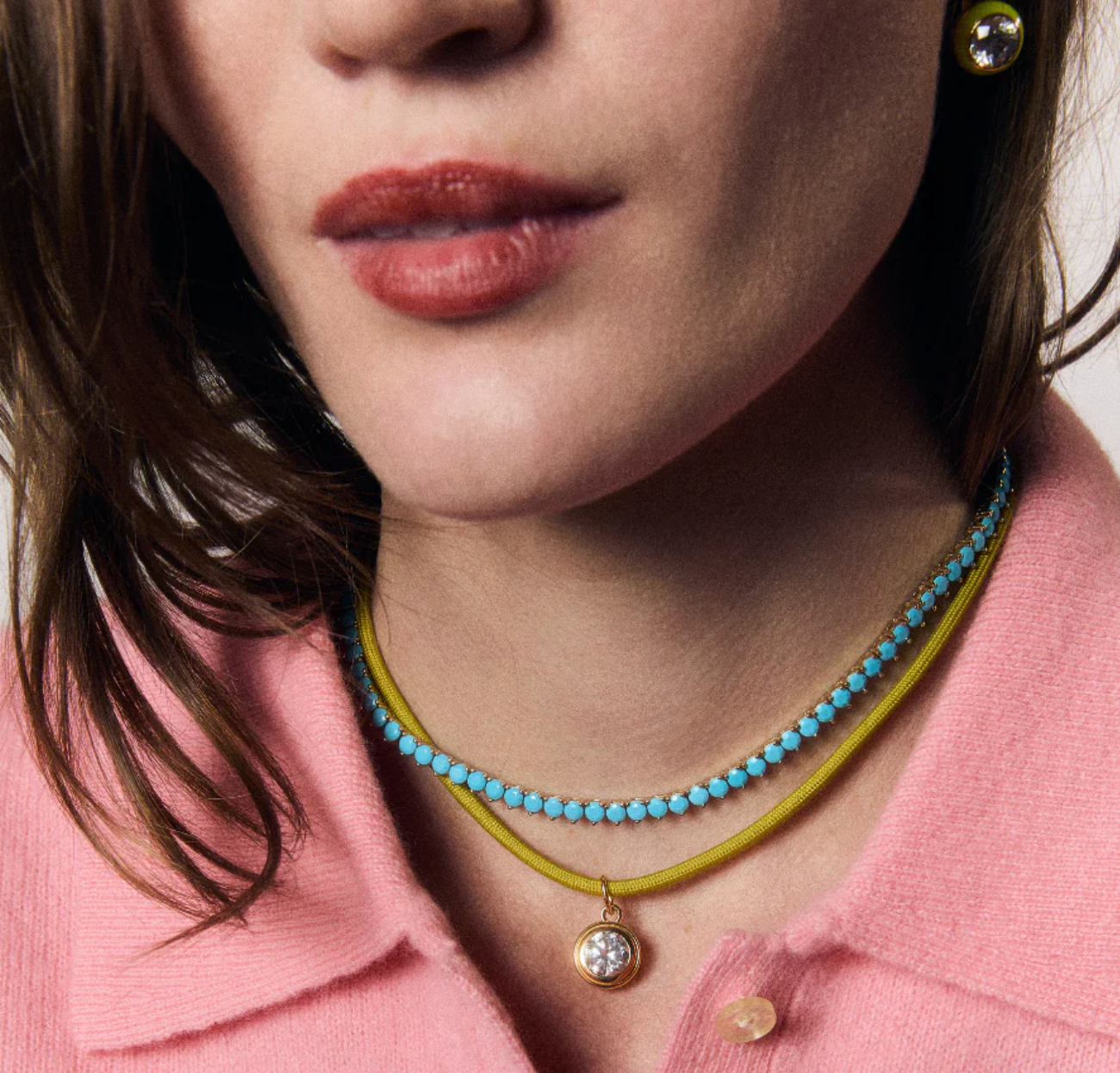 HART- Turquoise Tennis Necklace