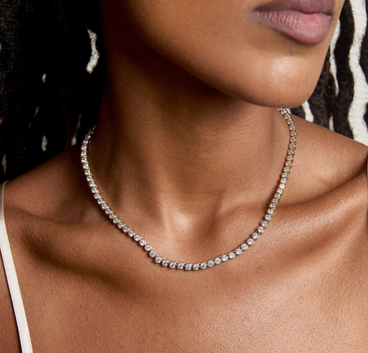 HART- Bezel Tennis Necklace