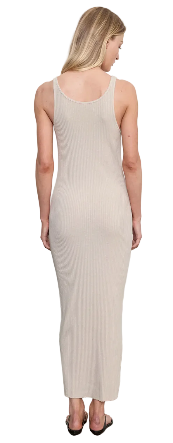 Enza Costa- Military Rib Tank Dress