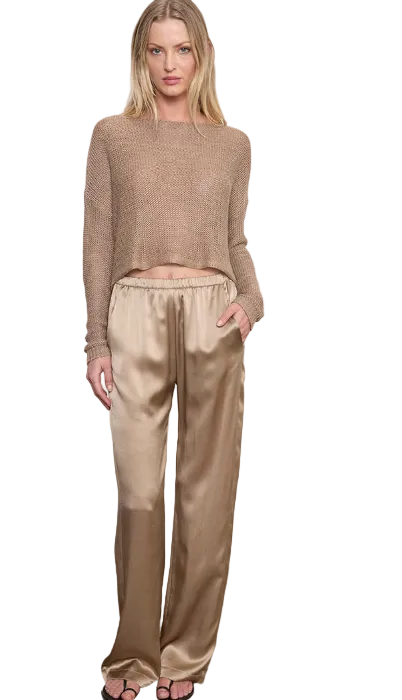 Enza Costa-Linen Open Bateau Top