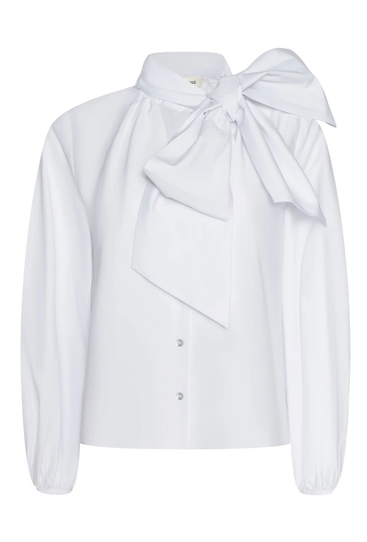 L'Agence- Deon Tie Neck Blouse