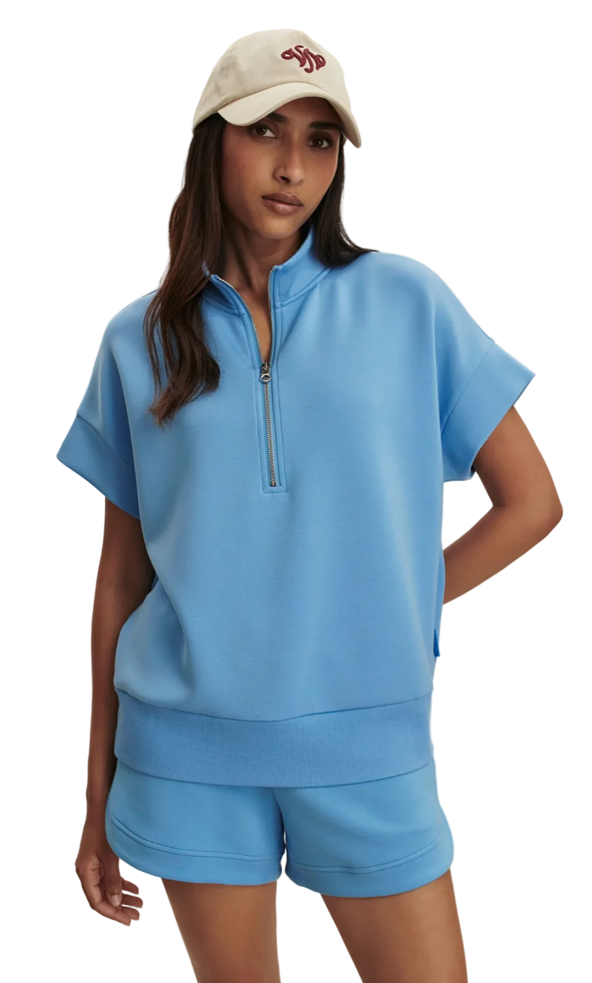 Varley- Ritchie Short Sleeve Sweat