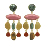 BJ- Chandelier Mix Dangle Earring