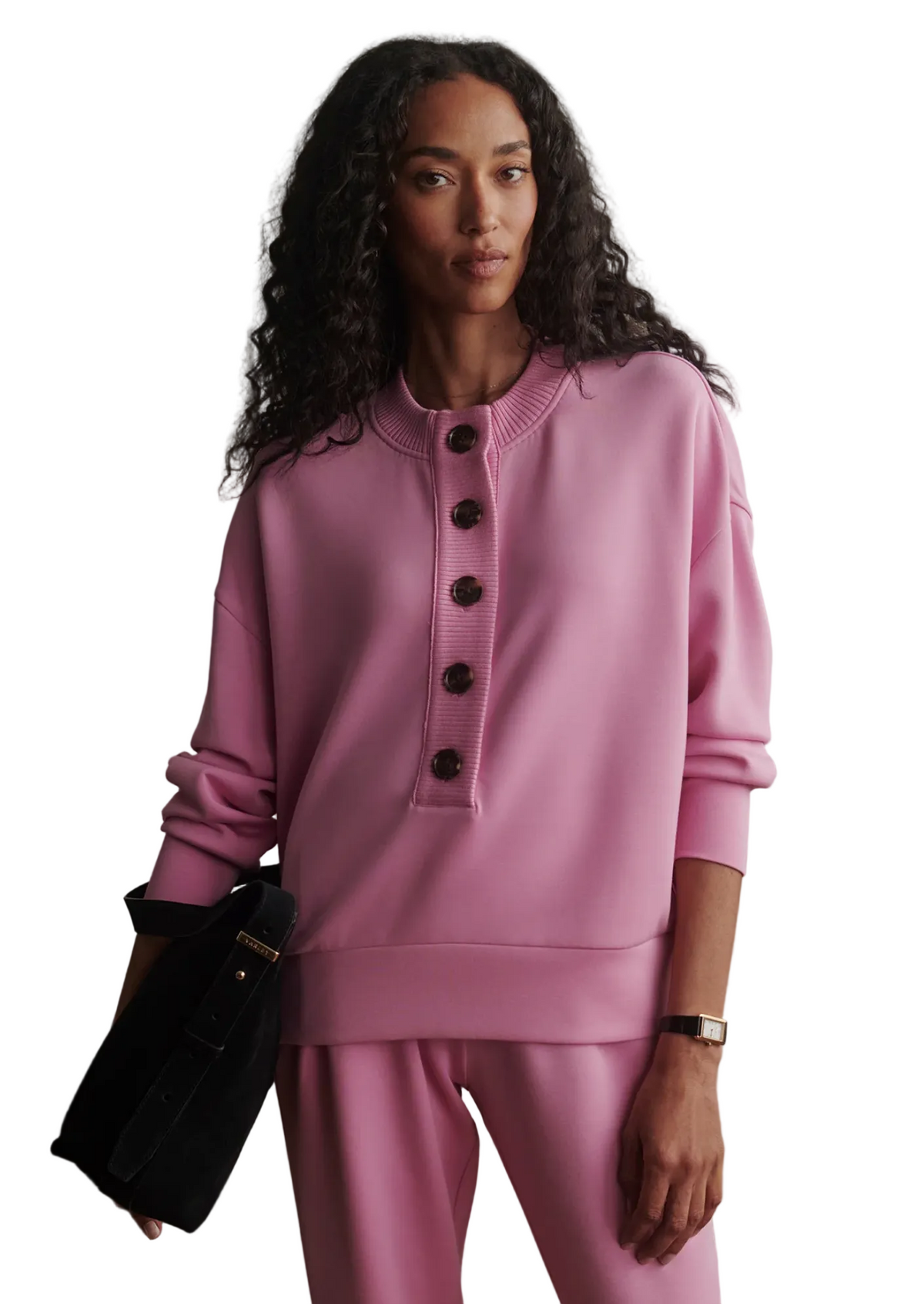 Varley- Reena Button Front Sweat