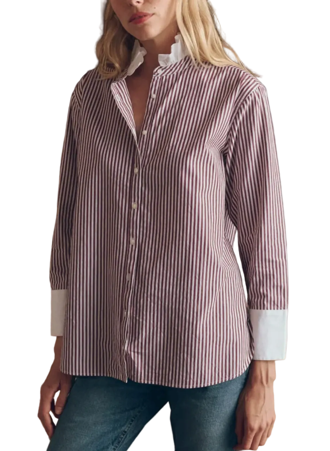 The Great- The Ruffle Neck Shirt