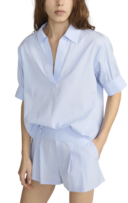 Frame- The Striped Popover Top