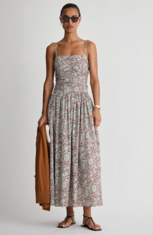 Apiece Apart- Jana Ruched Bodice Maxi