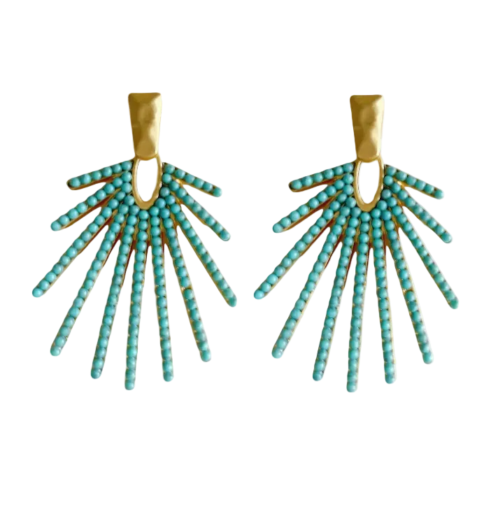 St Armands- Sunburst Statement Earrings
