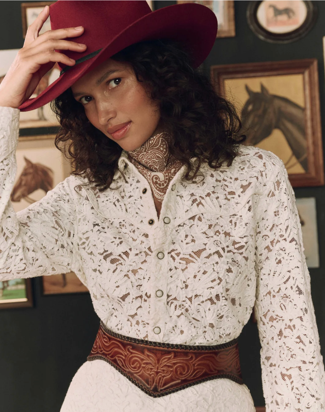 The Great- The Tooled Corset Belt