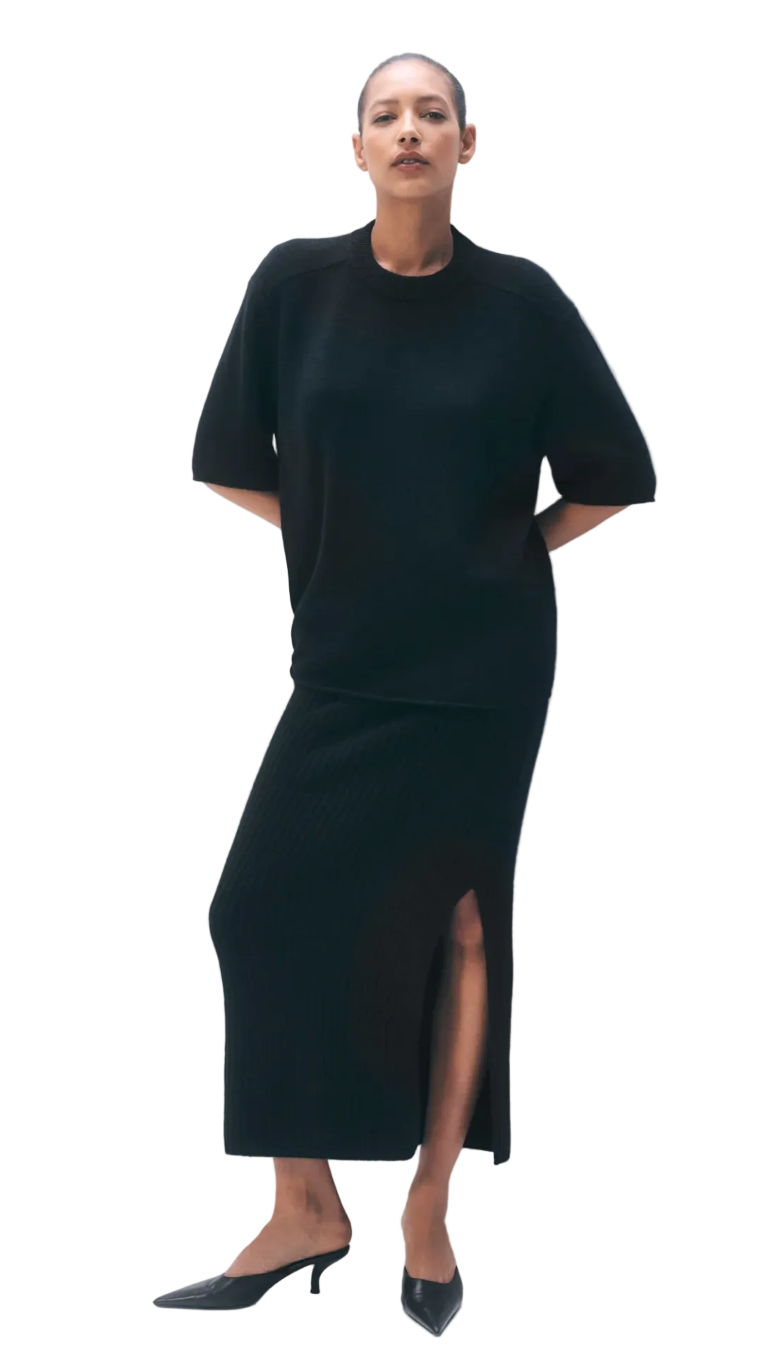 White & Warren- Cashmere Oversized Tee
