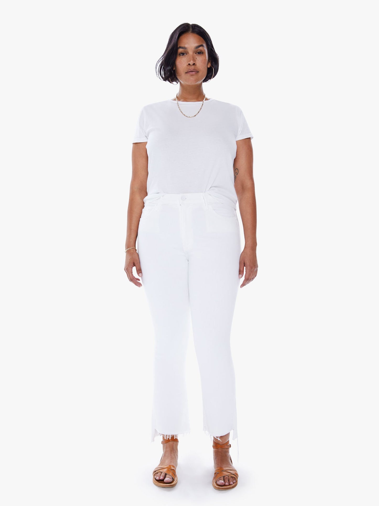 MOTHER- Insider Crop Step Fray