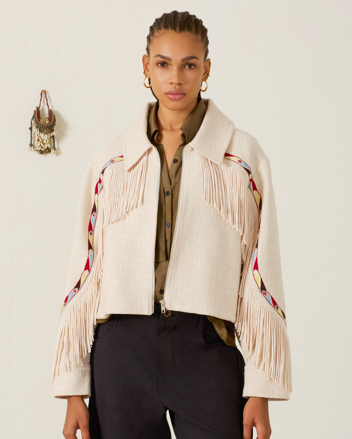 Court Prairie Fringe Jacket