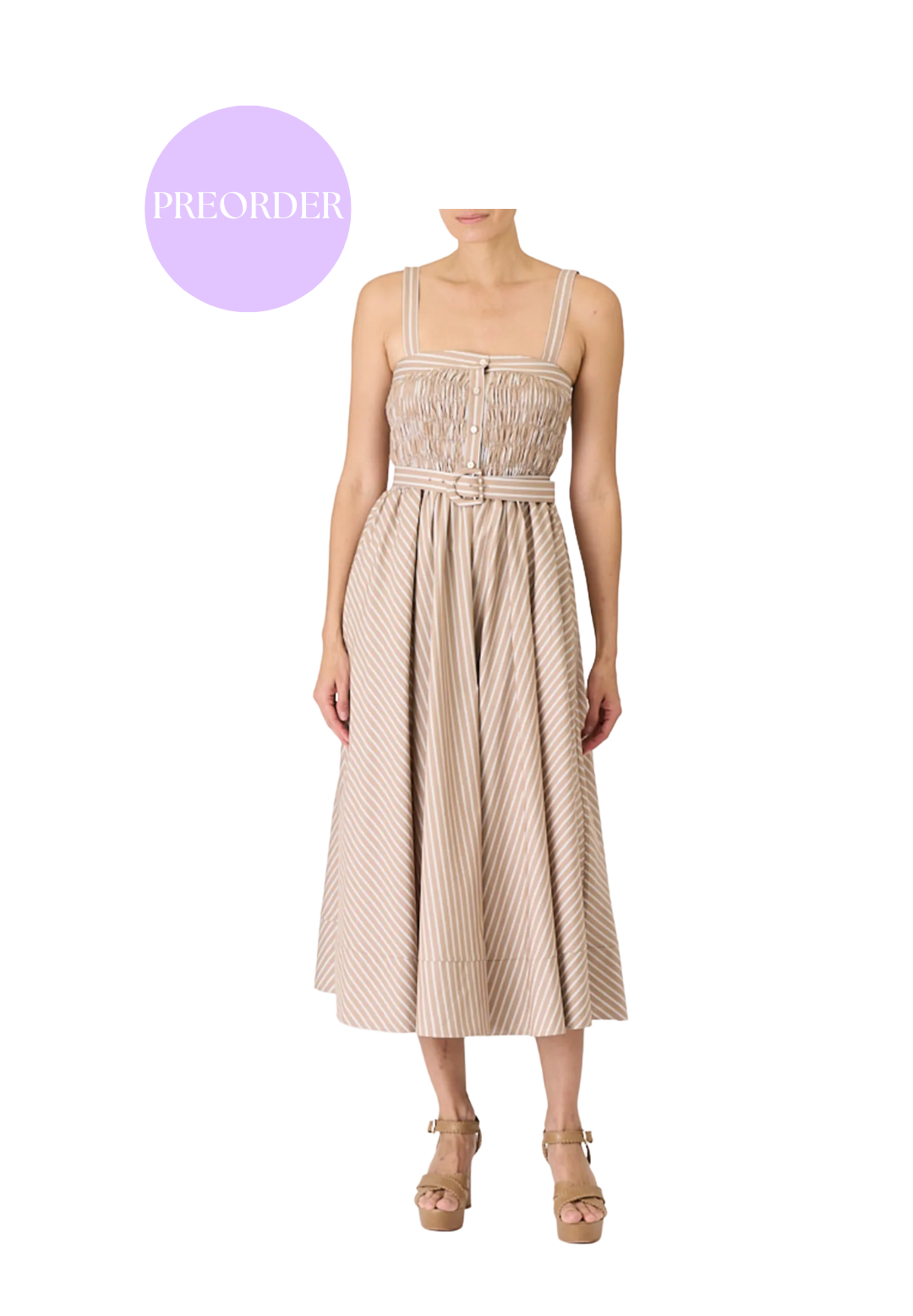Cinq á Sept- Clara Stripe Zoie Dress