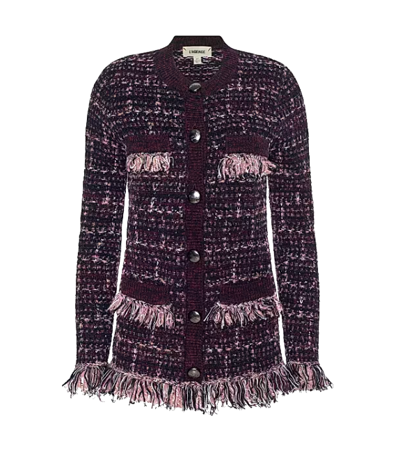 L'Agence- Kastoria Fringe Cardi