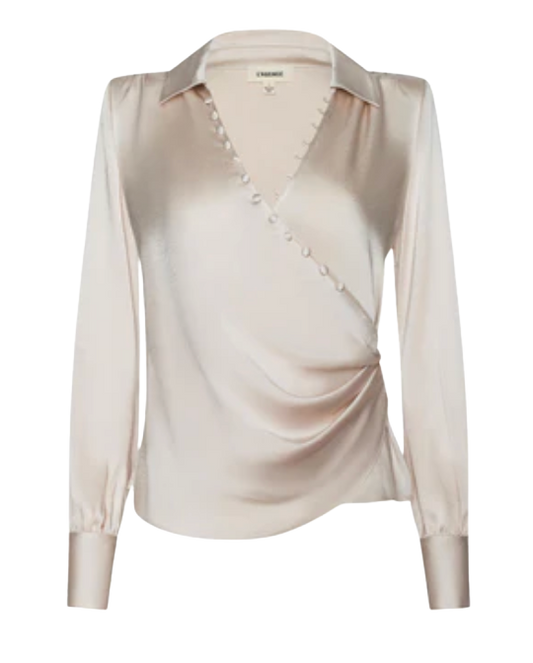 L'Agence- Bernice Wrap Blouse