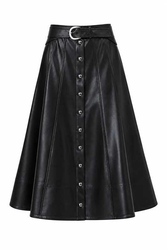 Cinq á Sept- Vegan Leather Briony Skirt