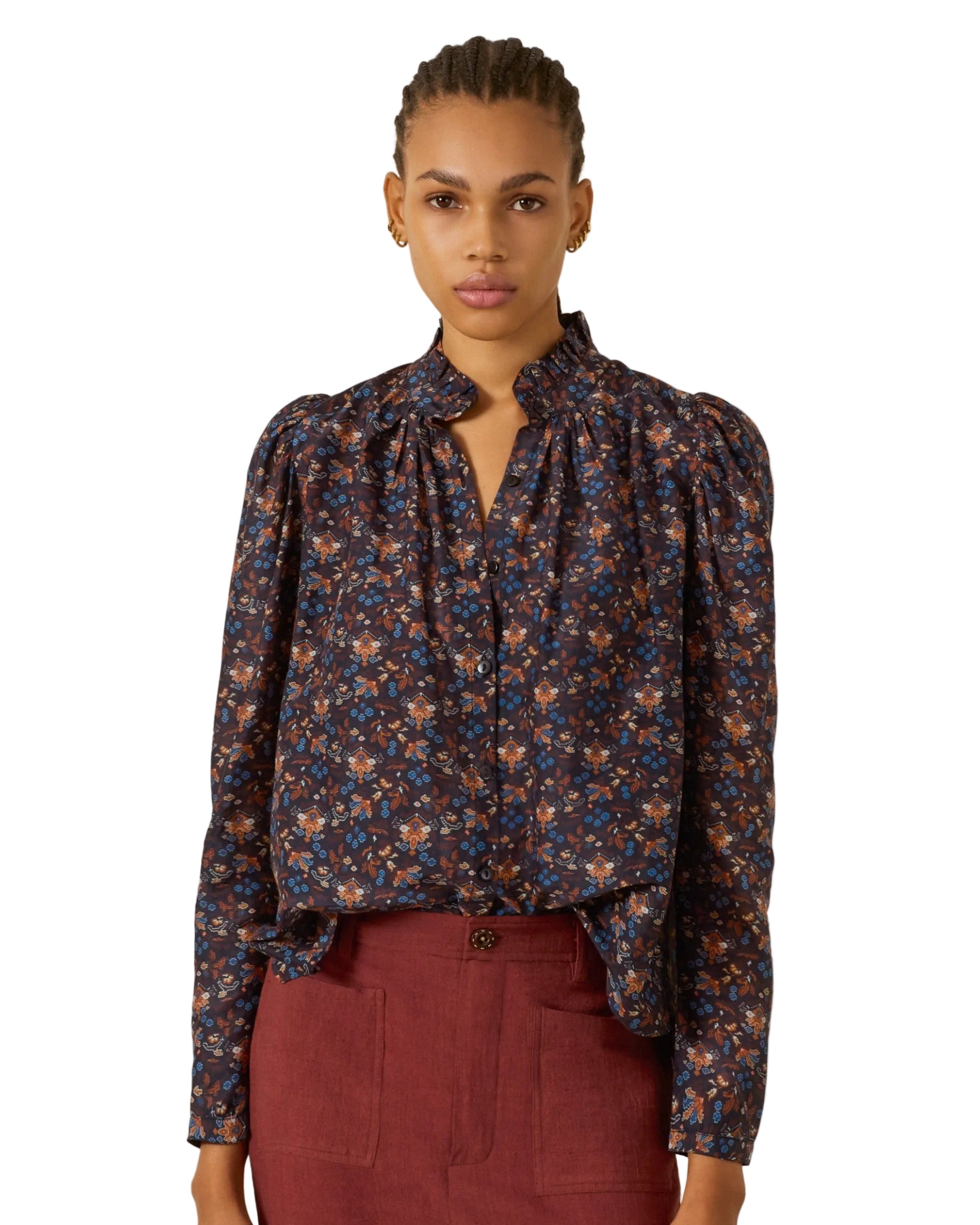 Artemis Indigo Kilim Shirt