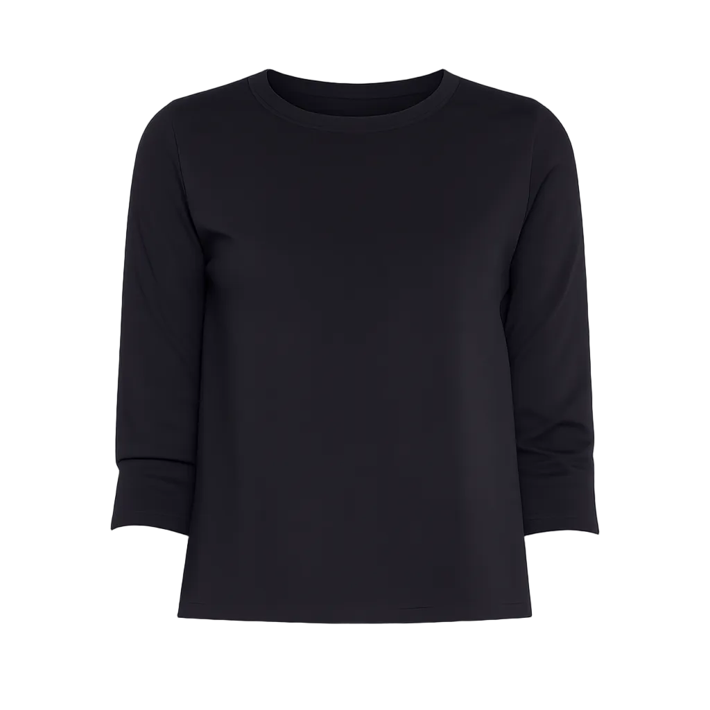 Ripley Rader- Ponte Knit 3/4 Sleeve Top