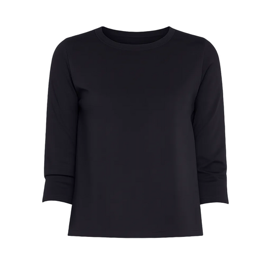 Ripley Rader- Ponte Knit 3/4 Sleeve Top