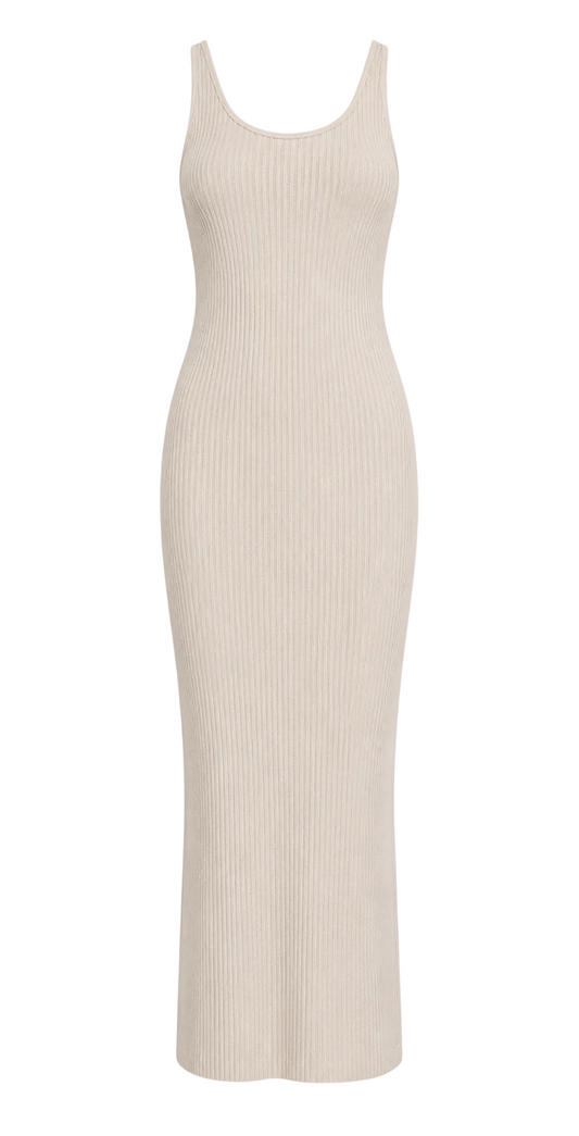 Enza Costa- Military Rib Tank Dress