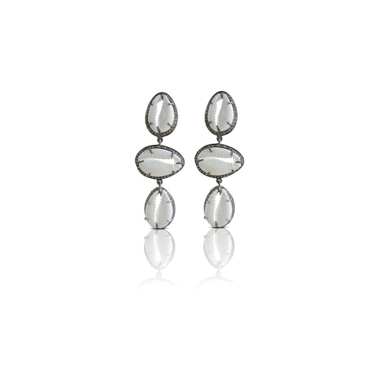 S.Carter- Cowrie Drop Earrings