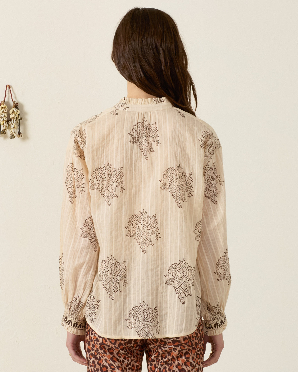 Poet Grapevine Stripe Blouse