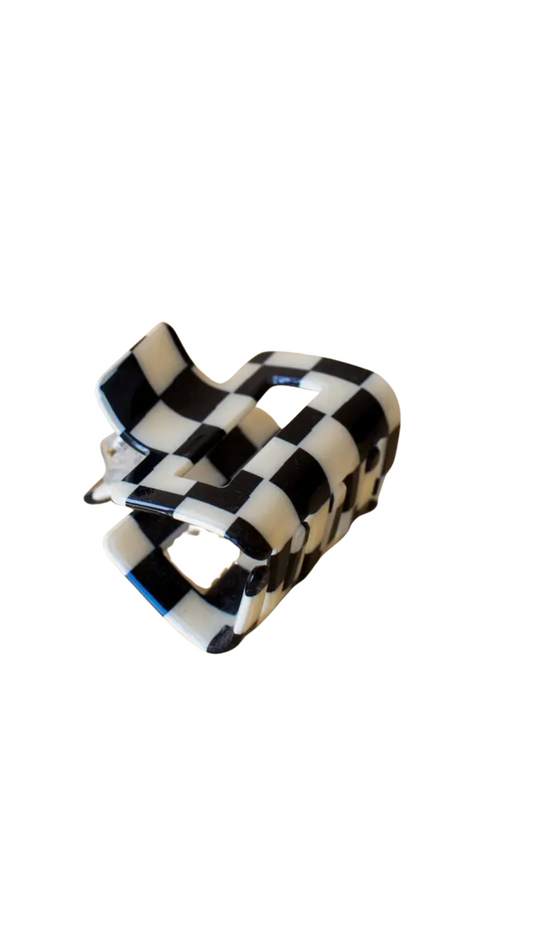 Casa Clara- Marta Checkered Clip