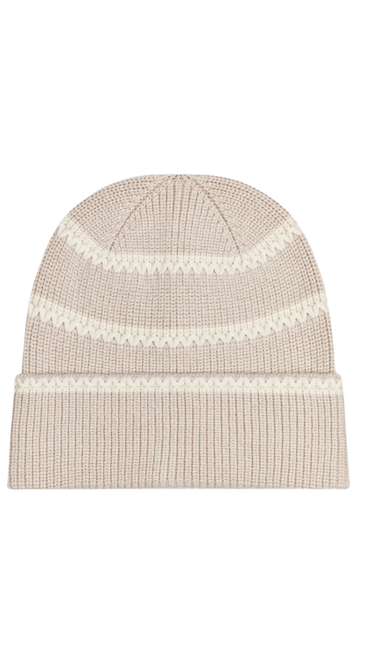 Varley- Ronan Stitch Stripe Beanie