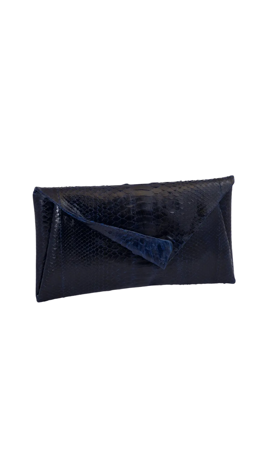 W.H. Petronela- Python Envelope Clutch