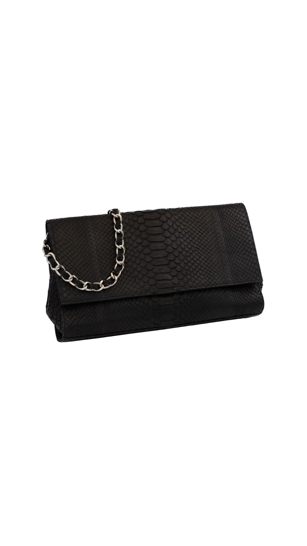 W.H. Petronela- Chain Python Clutch