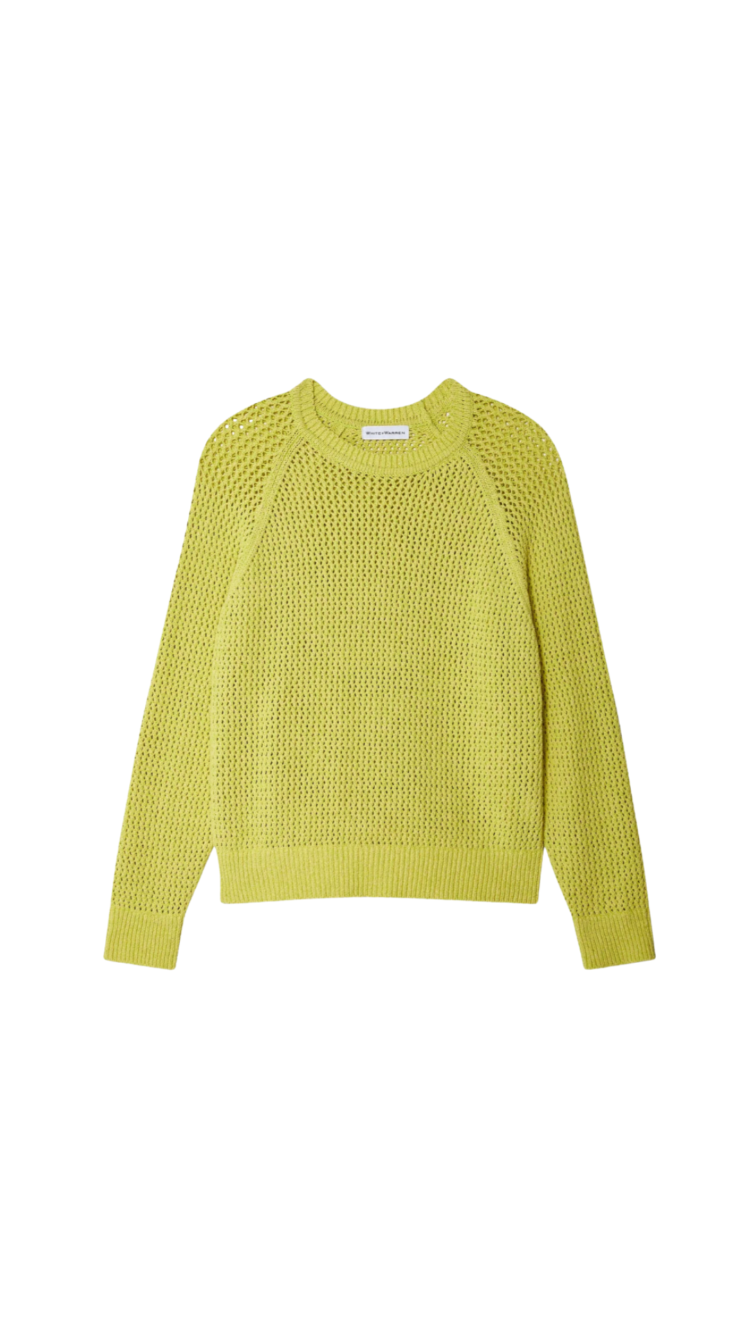 White + Warren- Boucle Mesh Sweatshirt