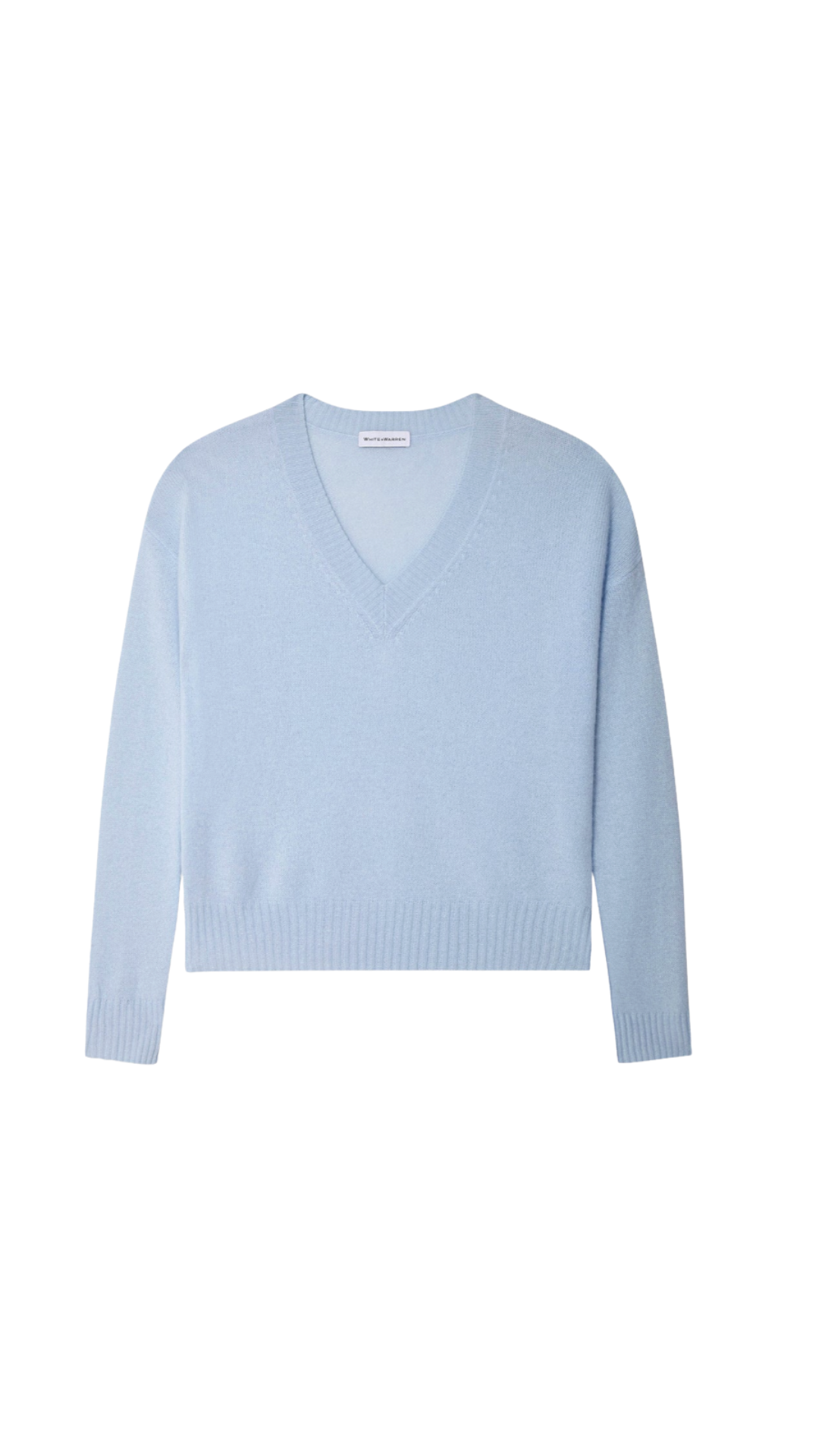 White + Warren- Cashmere Featherweight VNeck