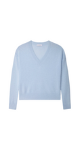 Load image into Gallery viewer, White + Warren- Cashmere Featherweight VNeck
